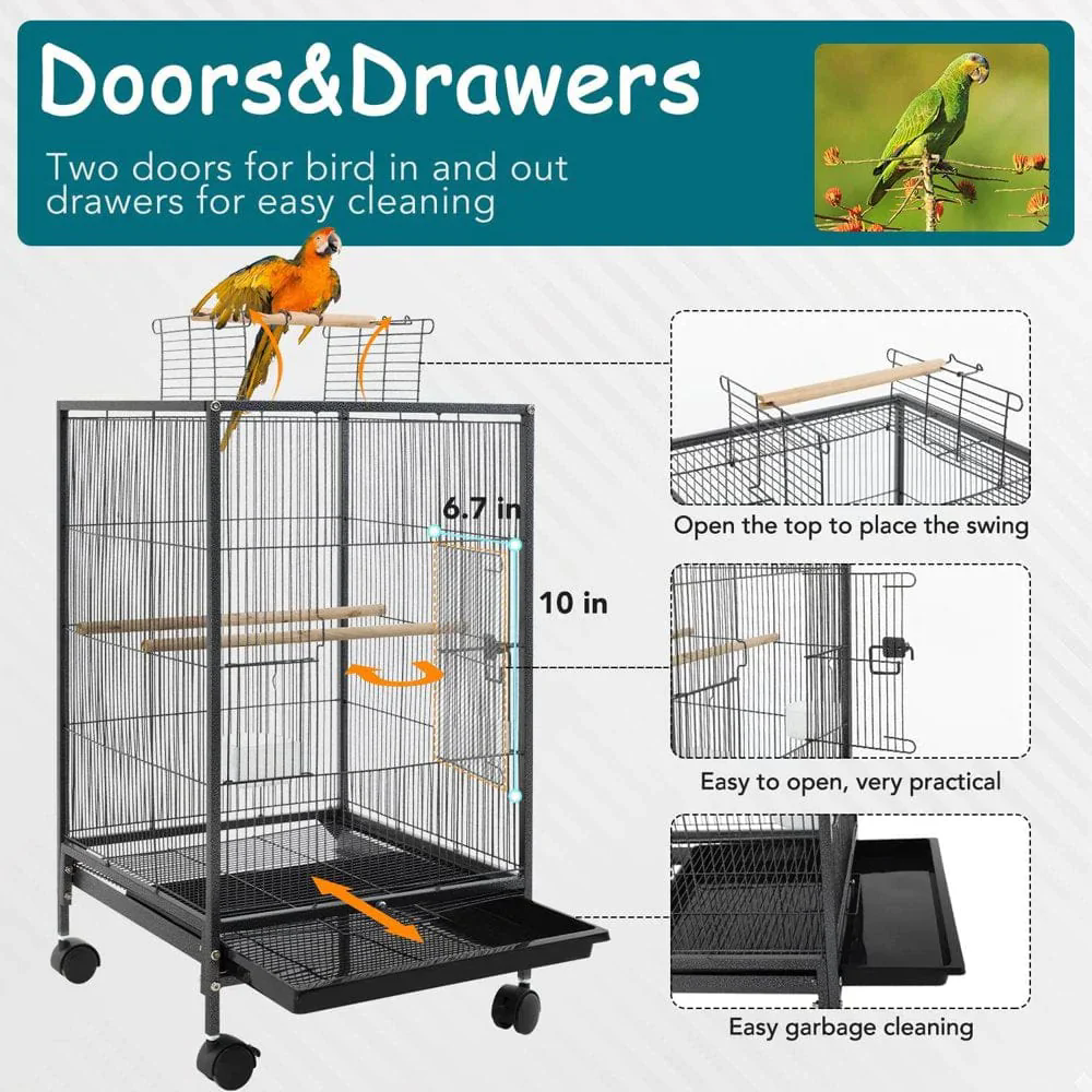 top 10 extra large parrot cages for spacious avian living (1)